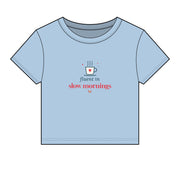 Fluent in Slow Mornings Coffee Baby Tee