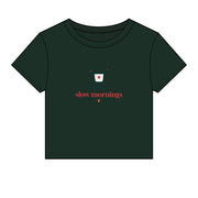 Fluent in Slow Mornings Coffee Baby Tee