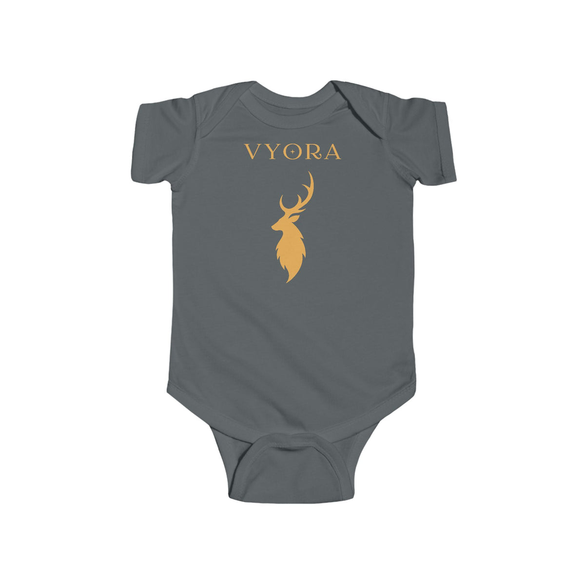Vyora Over Deer Gold Baby Onesie | Vyora Creation