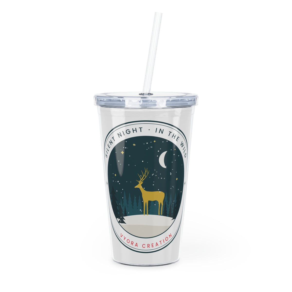 Silent Forest Plastic Tumbler | The Gilded Forest Collection